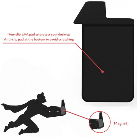 Bokstöd i metall – Kreativ superhjältedekoration för böcker, serier och kontorsdisplayer MILA Sverige