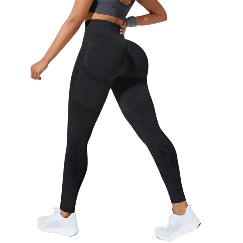 Högmidjade Träningsleggings-Hemnix-M-Svart-Hemnix