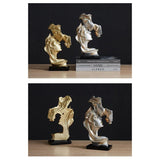 Sweet Kiss - Pannkyssande älskande staty Carvallo