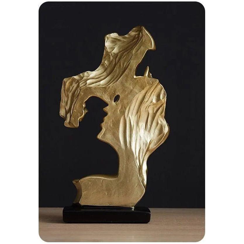 Sweet Kiss - Pannkyssande älskande staty Carvallo