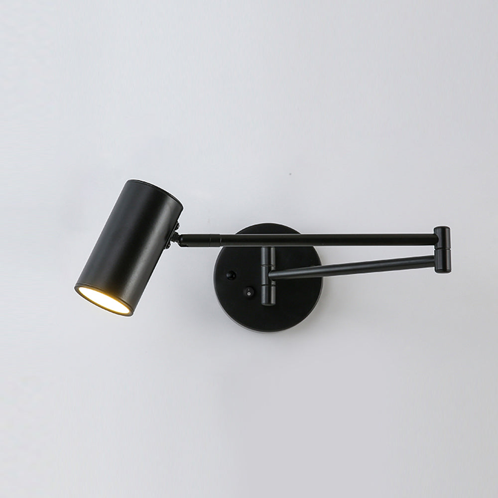 Retro Swing Arm Wall Lamp – Stilig Accentbelysning för Lästhörnor Carvallo