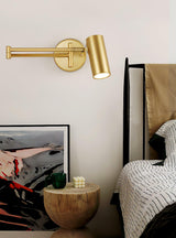 Retro Swing Arm Wall Lamp – Stilig Accentbelysning för Lästhörnor Carvallo