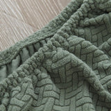 Sylva Jacquard Sammet Stretch stolsoverdrag Carvallo