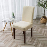 Sylva Jacquard Sammet Stretch stolsoverdrag Carvallo