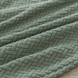 Sylva Jacquard Sammet Stretch stolsoverdrag Carvallo