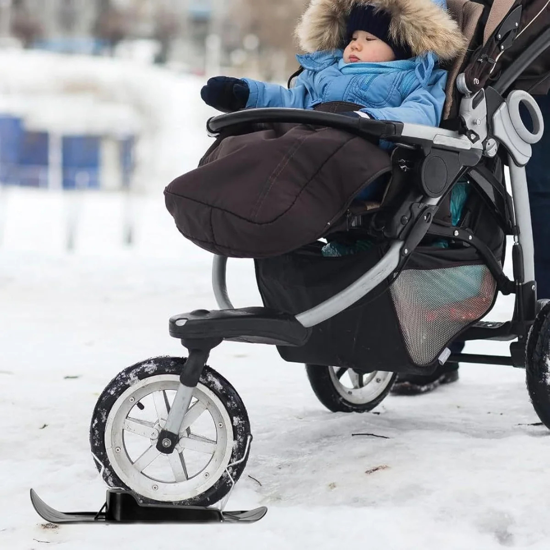 Barnvagnskidor – Skidor till barnvagn, rullstol, cykel.-VaruZ-Hemnix