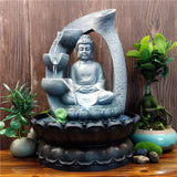 Buddha LED-fontän för Zen-meditation och Feng Shui-dekoration Carvallo