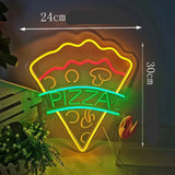 QuickBite - Levande snabbmat neonskyltar för en trendig och rolig atmosfär Carvallo