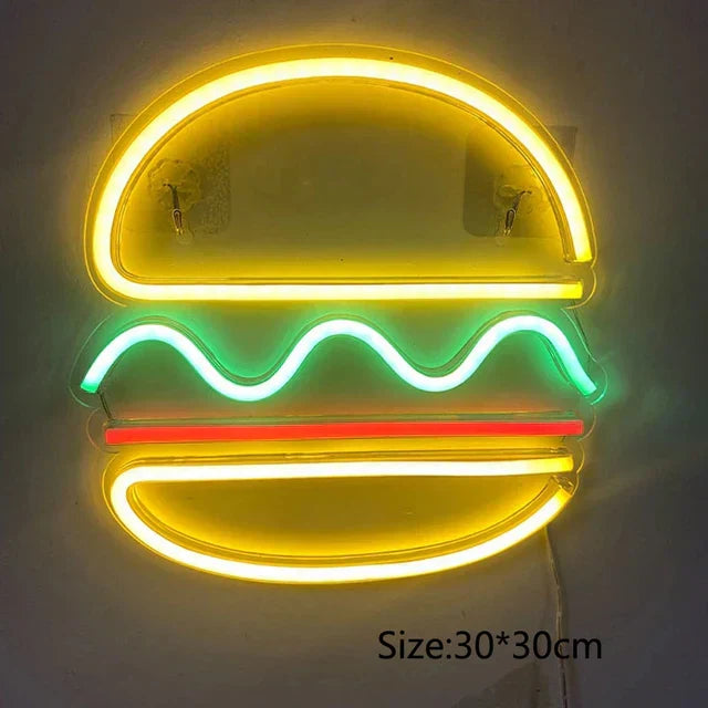 NeonTaco – LED Neonbord med Tacos Design | Stämningsfull Belysning Carvallo
