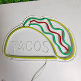NeonTaco – LED Neonbord med Tacos Design | Stämningsfull Belysning Carvallo