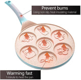 Frukoststekt panna för barn – Roliga pannkaks- och stekt äggformer Carvallo