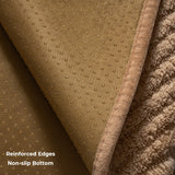 Tjockad Plush Herringbone Icke-glidande Sofföverdrag för Komfort Carvallo