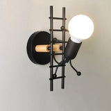 RobotGlow - Kreativ Robot Vägglampa i Industriell Stil Carvallo