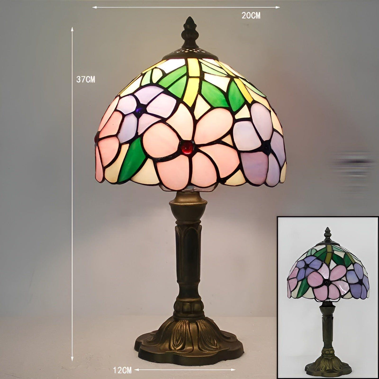 LuxeTiffany Light - Retro Baroque LED Vägglampa Carvallo
