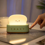 GlowToast Lampa – Bärbar Bröd-Toast Cartoon LED Nattlampa Carvallo