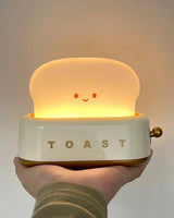 GlowToast Lampa – Bärbar Bröd-Toast Cartoon LED Nattlampa Carvallo