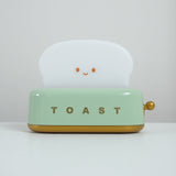 GlowToast Lampa – Bärbar Bröd-Toast Cartoon LED Nattlampa Carvallo