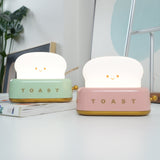 GlowToast Lampa – Bärbar Bröd-Toast Cartoon LED Nattlampa Carvallo