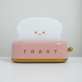 GlowToast Lampa – Bärbar Bröd-Toast Cartoon LED Nattlampa Carvallo