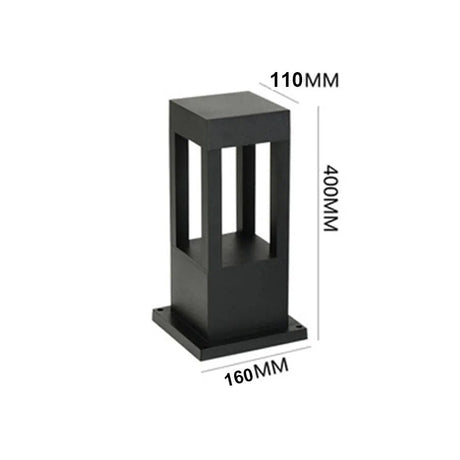 Solar-Driven Trädgårdsgånglamp – Miljövänlig, Vattentät Design Carvallo