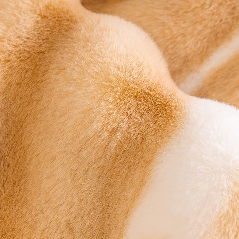 Trendig Vacker Gradient Färg Rand Plush Sofföverdrag Carvallo