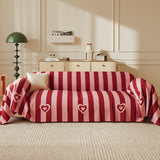 Trendiga Randiga Chenille Andetags Sofa Skydd Sofföverdrag Carvallo