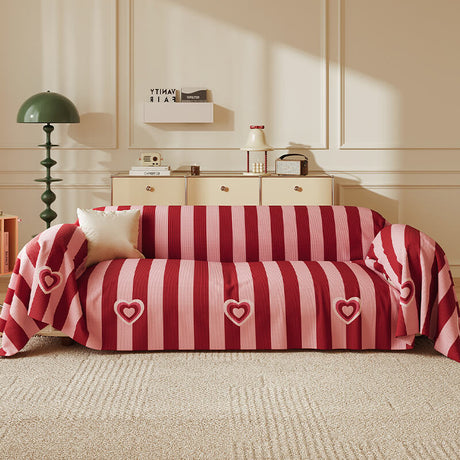 Trendiga Randiga Chenille Andetags Sofa Skydd Sofföverdrag Carvallo