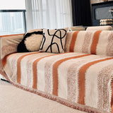 Trendiga Randiga Chenille Andetags Sofa Skydd Sofföverdrag Carvallo