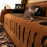 Tribal Geometrisk Chenille Sofföverdrag Carvallo