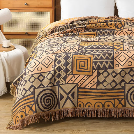 Tribal Patchwork Vändbar Toffel Bomullsfilé Carvallo