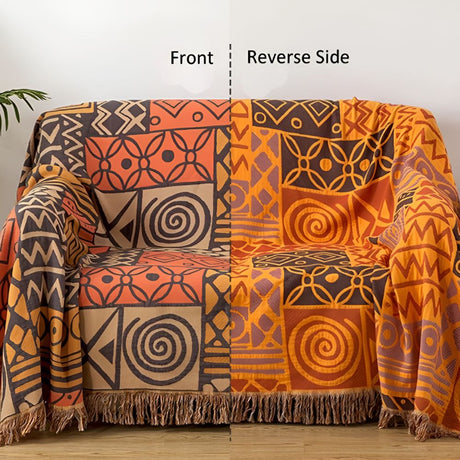 Tribal Patchwork Vändbar Toffel Bomullsfilé Carvallo