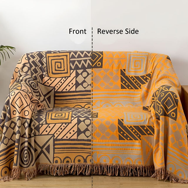 Tribal Patchwork Vändbar Toffel Bomullsfilé Carvallo