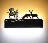 Vägglampa med mångsidig design Carvallo