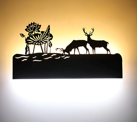 LED Vägglampa I Svart – Dekorativ Och Modern | För Vardagsrummet Carvallo