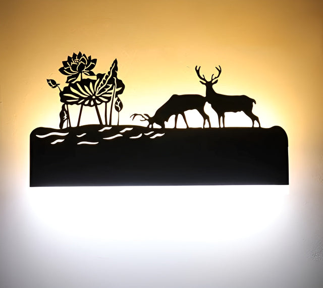 LED Vägglampa I Svart – Dekorativ Och Modern | För Vardagsrummet Carvallo