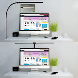 LED-skrivbordslampa med dubbel ljuskälla – Modern och stilren för kontoret Carvallo