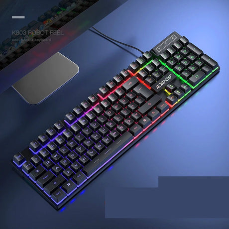 NovaTech – RGB-bakgrundsbelyst mekaniskt speltangentbord MILA Sverige