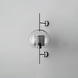 SleekGlass Lampa - Nordisk Elegant Glass Vägglampa för Modern Inredningsdesign Carvallo