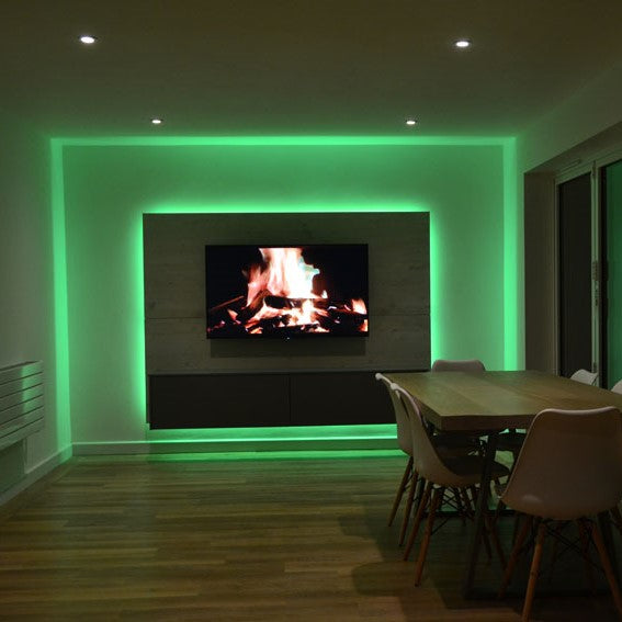 LED Strip Lights Fjärrkontroll Färgändrande Stämning Carvallo