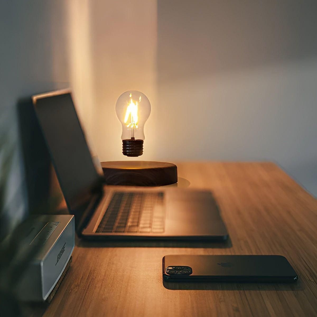 Magisk glödlampa - Elegant magnetisk levitation svävande glödlampa Carvallo