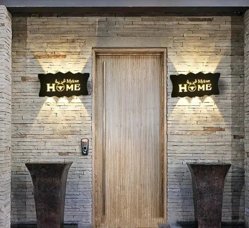 LetterLume – Personlig LED Vägglampa med Buchstäver för Vardagsrum & Sovrum Carvallo