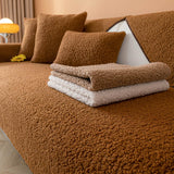 Ultrasoft Teddy Fleece Varm Icke-Glidande Sofföverdrag 90x160 cm Carvallo