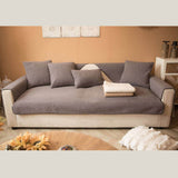 Ultrasoft Teddy Fleece Varm Icke-Glidande Sofföverdrag 90x160 cm Carvallo