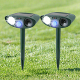 Royaleva Ultrasonic Kaninrepeller – Solenergidriven och Blinkande Ljus – Bli Av Med Kaniner Carvallo