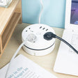 Utdragbar grenuttag - Universal förlängningsuttag med USB-laddningsportar MILA Sverige
