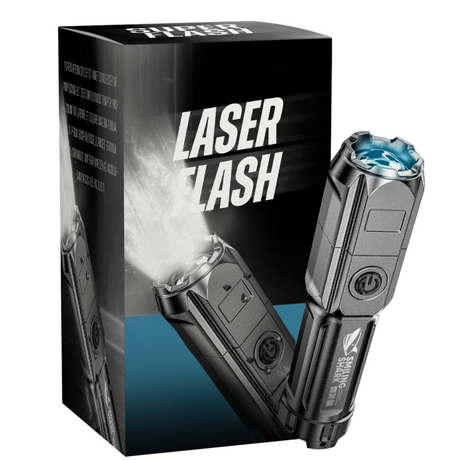 LED Ficklampa Uppladdningsbar Vattentät Utomhus Ficklampa Carvallo