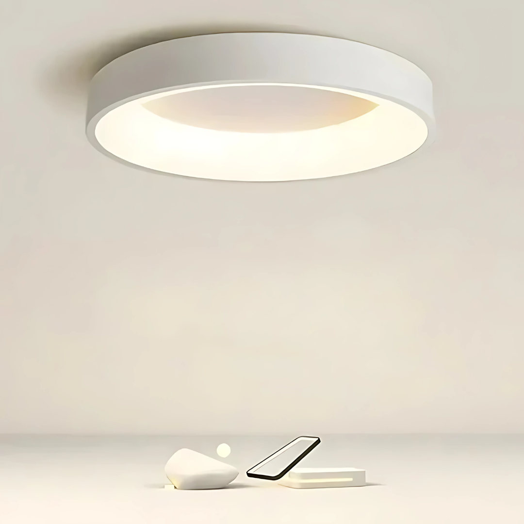 Taklampa LED | Nordisk Rund Modern Flush Armatur Carvallo