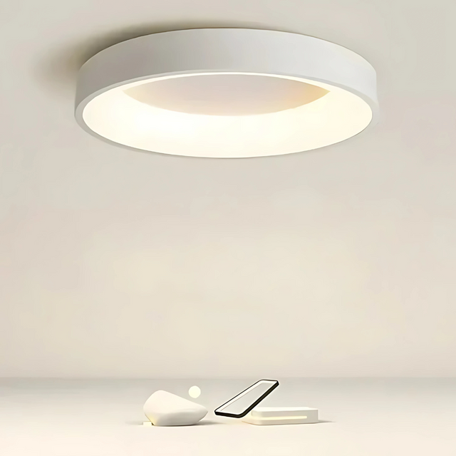Taklampa LED | Nordisk Rund Modern Flush Armatur Carvallo