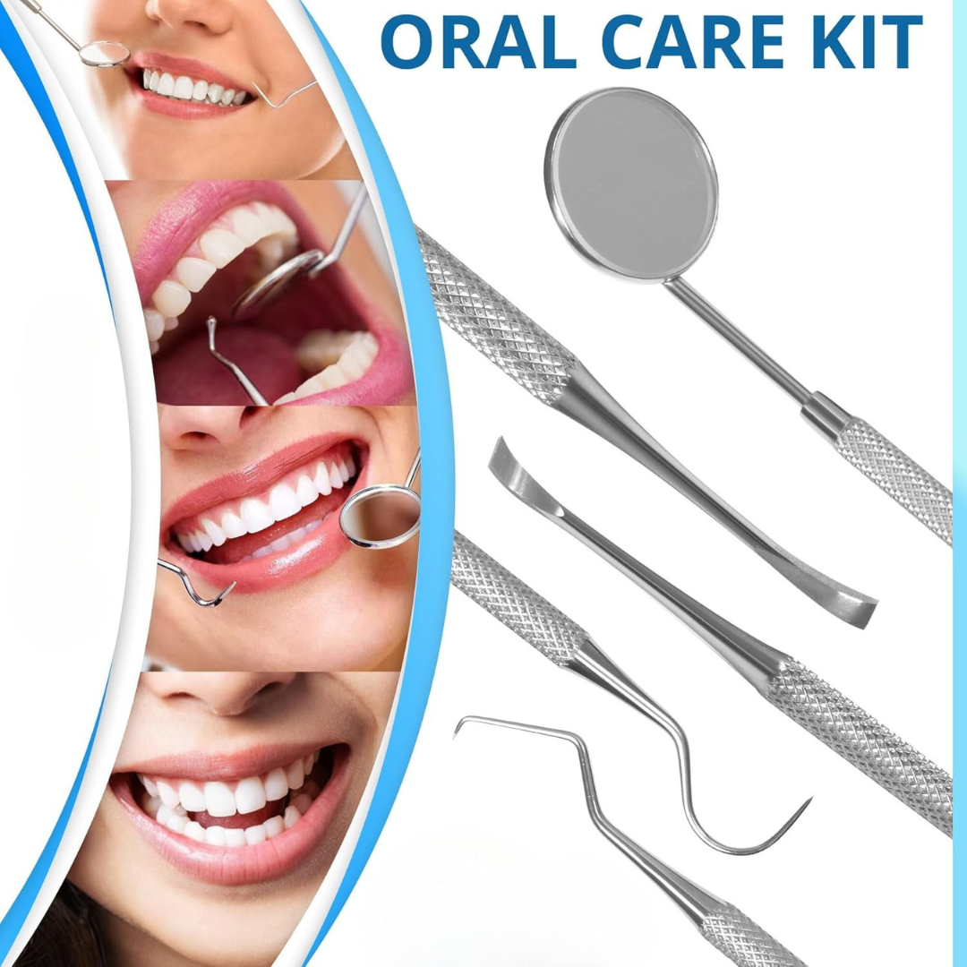 Dentalverktyg | Sätt för avlägsnande av tandsten i rostfritt stål för hemmet Carvallo