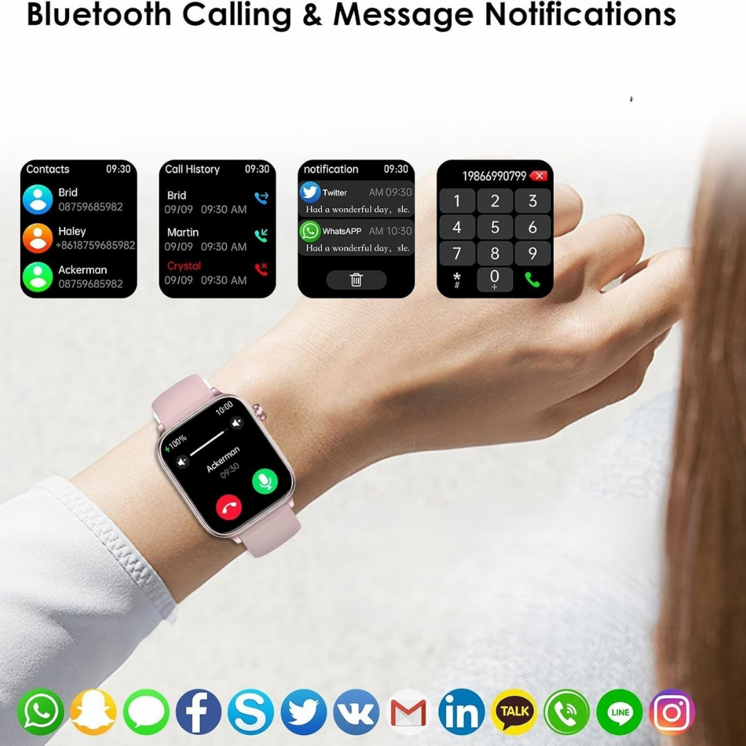 Smartwatch med EKG och dagliga användningsfunktioner Carvallo